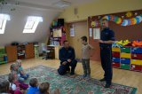 Raciborscy policjanci na pogadance wśród przedszkolaków z Samborowic