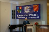 życzenia dla policjantów składa raciborski starosta