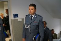 insp. Piotr Kucia zwiedza komisariat