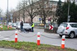 potrącenie rowerzystki
