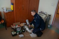 Zatrzymany przez policję sprzęt do uprawy marihuany