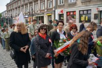 Obchody Święta Konstytucji 3 Maja w Raciborzu z udziałem raciborskiej Policji