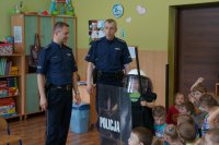 Raciborscy policjanci na spotkaniu z przedszkolakami