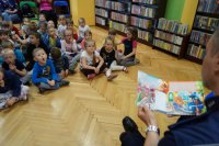 Spotkanie z przedszkolakami w Bibliotece w Nędzy