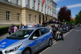 Parada motocykli ulicami Raciborza w związku z rozpoczęciem sezonu motocyklowego. Imprezę zabezpieczała raciborska drogówka