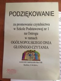 Dyplom z podziękowaniem dla raciborskiej policjantki