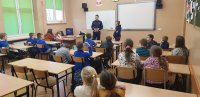 Raciborscy policjanci na spotkaniu z uczniami szkoły podstawowej nr 13