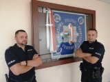 Raciborscy policjanci, którzy eskortowali samochód z rodzącą kobieta do szpitala