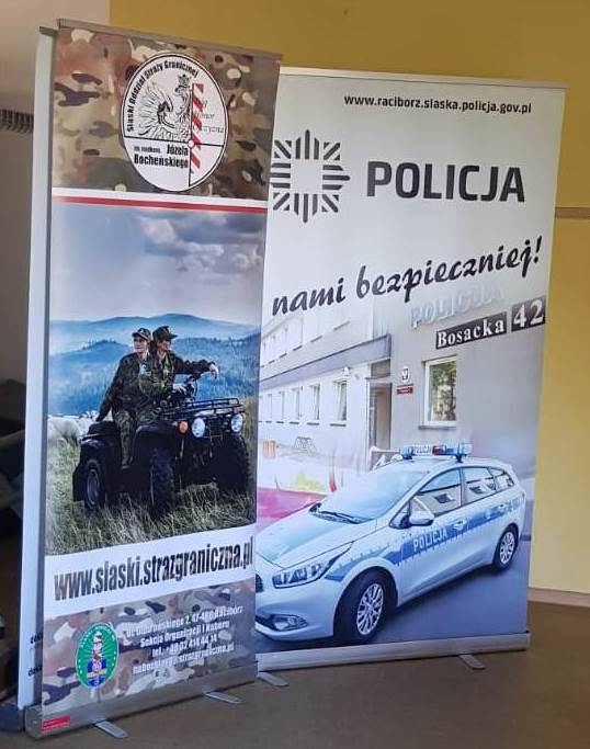 Wspólne banery policji i Straży Granicznej