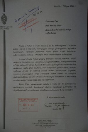 Życzenia od Ewy Marii Gawędy Senatora RP