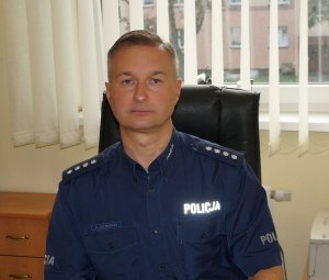 Policjant na zdjęciu