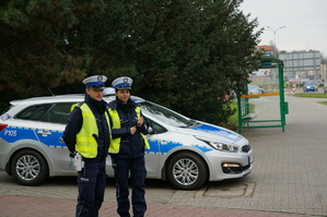 Policjanci z raciborskiej drogówki