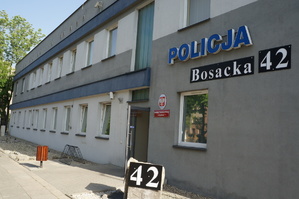 Widok raciborskiej komendy policji