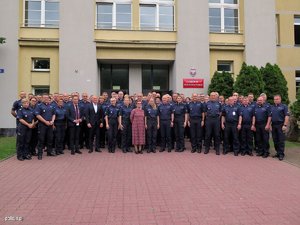 Wspólne zdjęcie policjantów