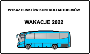 Awatar z napisem wykaz punktów kontroli autobusów