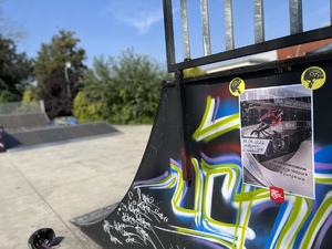 Widok skateparku w Raciborzu