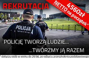 Awatar zapraszający kandydatów do Policji