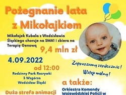 Plakat zapraszający na festyn