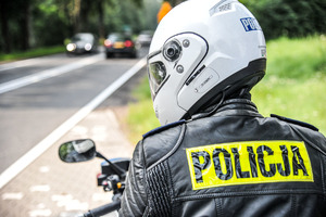 Policjant na motocyklu