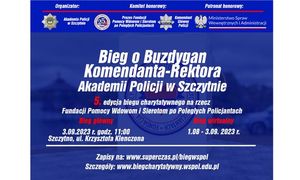 Plakat zapraszający na bieg