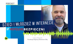 na zdjęciu napis dzieci i młodzież w Internecie