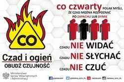 na zdjęciu napis czad i ogień...nie widać, nie słychać, nie czuć