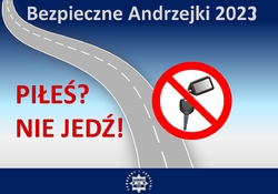 NA ZDJĘCIU PLAKAT KAMPANII PIŁEŚ NIE JEDZ