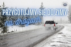 NA ZDJĘCIU AUTO I ŚNIEG NA DRODZE