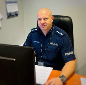 na zdjęciu aspirat sztabowy Marcin Sobeczko