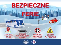 grafika bezpieczne ferie