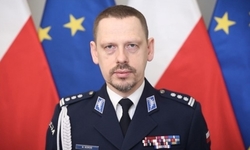 na zdjęciu komendant główny policji