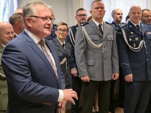 na zdjęciu wójt gminy przemawia