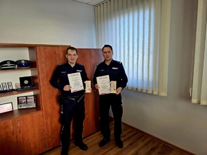 na zdjeciu komendant i Paweł Cygler