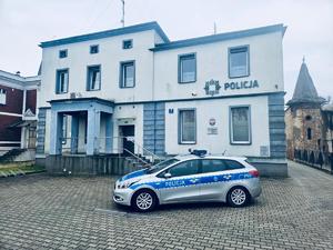 na zdjęciu komisariat policji w kuźni raciborskiej