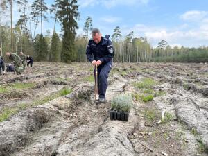 na zdjęciu naczelnik prewencji