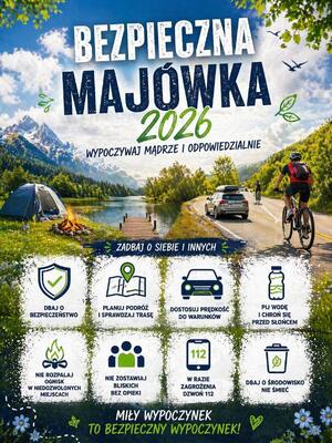 na zdjęciu plakat
