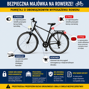 na zdjęciu rower